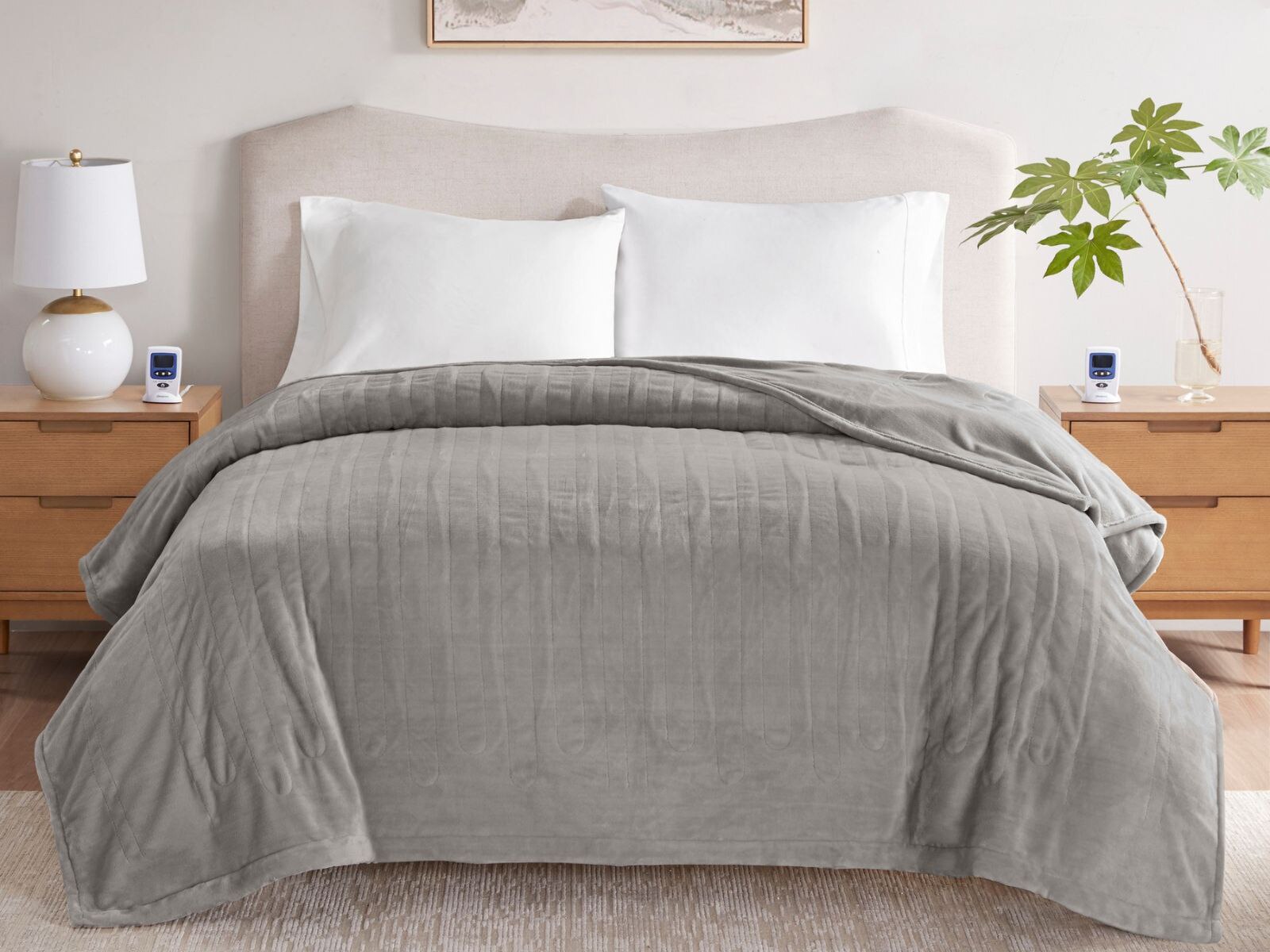 Beautyrest microfleece heated discount blanket